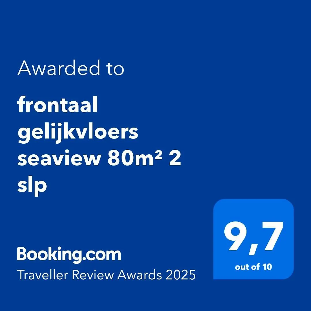 Frontaal Gelijkvloers Seaview 80M² 2 Slp Apartment Ostend 0*,  Belgium